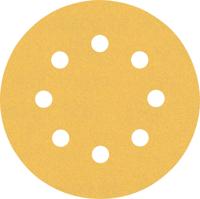 Bosch Accessoires Expert C470 schuurpapier voor excenterschuurmachines 115 mm, 8 gaten, K120 5-delig - 2608900797