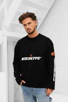 Equalité Adrenaline Longsleeve T-Shirt Heren Zwart/Oranje - Maat S - Kleur: Zwart | Soccerfanshop Equalité Adrenaline Longsleeve T-Shirt Heren Zwart/Oranje - Maat S - Kleur: Zwart | Soccerfanshop