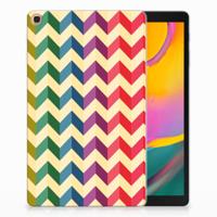Samsung Galaxy Tab A 10.1 (2019) Hippe Hoes Zigzag Multi Color