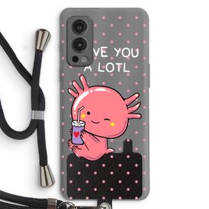 Love You A Lotl: OnePlus Nord 2 5G Transparant Hoesje met koord