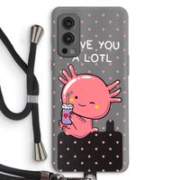 Love You A Lotl: OnePlus Nord 2 5G Transparant Hoesje met koord