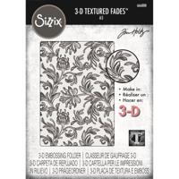 Sizzix • 3-d texture fades embossing folder botanical large a5 by tim holtz