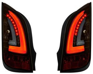 Set LED Achterlichten passend voor Seat Mii 2011- - Zwart/Smoke/Goud DLSER21SG