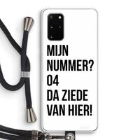 Da ziede van hier: Samsung Galaxy S20 Plus Transparant Hoesje met koord