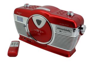 Soundmaster RCD1350RO Retro radio met CD speler en USB/SD aansluiting