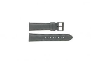 Guess horlogeband W18549G2 Leder Grijs 22mm