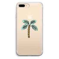 Palmboom: iPhone 7 Plus Transparant Hoesje