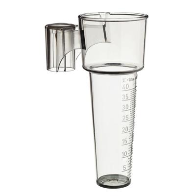 TFA Regenmeter/neerslagmeter - analoog - grijs - kunststof - 20 cm - zonder stok