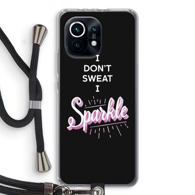 Sparkle quote: Xiaomi Mi 11 Transparant Hoesje met koord