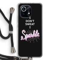 Sparkle quote: Xiaomi Mi 11 Transparant Hoesje met koord