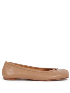 Maison Margiela ballerines Tabi en cuir - Marron