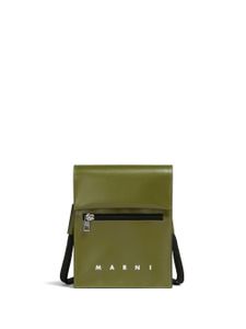 Marni sac porté épaule à logo - Vert