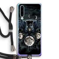 Sinister Wings: Huawei P30 Transparant Hoesje met koord