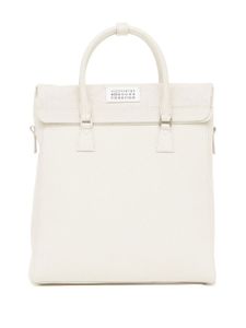 Maison Margiela sac à dos 5AC en cuir - Blanc