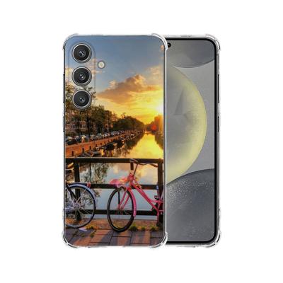 Samsung Galaxy S25 Plus Hoesje - Amsterdamse Grachten TPU Antishock Samsung Galaxy S25 Plus Hoesje - Amsterdamse Grachten TPU Antishock