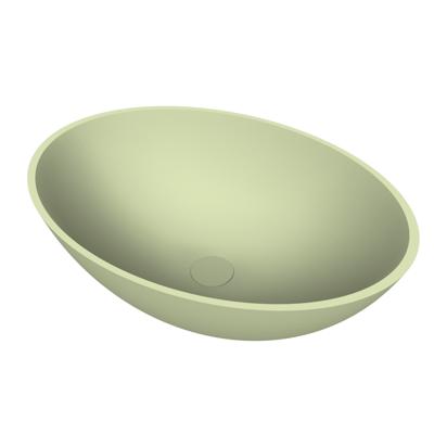 Arcqua Prince Opbouw Waskom Ovaal 49x34 Mat Pastel Groen Arcqua