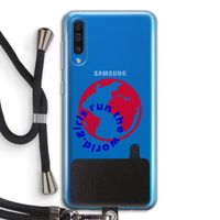 Run The World: Samsung Galaxy A50 Transparant Hoesje met koord