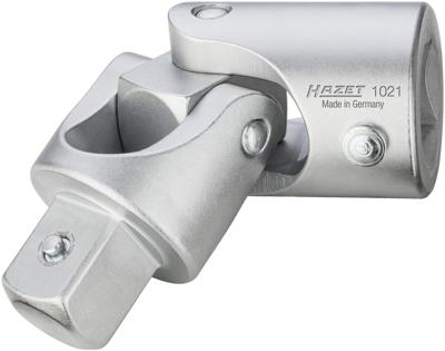 HAZET Universeel scharnier 1021 · 3/4 inch (20 mm) vierkant hol · 3/4 inch (20 mm) vierkant massief · Lengte: 105 mm