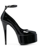 Paris Texas sandales en cuir verni à plateforme 150 mm - Noir Paris Texas sandales en cuir verni à plateforme 150 mm - Noir