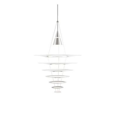 Louis Poulsen Enigma 825 Hanglamp - Wit/aluminium