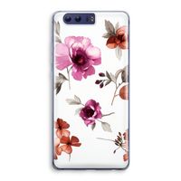 Geschilderde bloemen: Honor 9 Transparant Hoesje