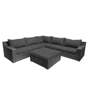 7-persoons Loungeset Colorado Falcon Grey Hoekset incl. hocker