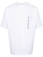 Calvin Klein t-shirt en coton à logo imprimé - Blanc - thumbnail