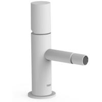 Bidetkraan Tres Study | Opbouw | Mengkraan | 1-knop | Rond | Wit mat