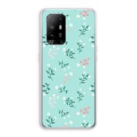 Small white flowers: Oppo A94 5G Transparant Hoesje