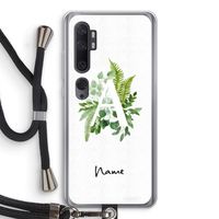 Green Brush: Xiaomi Mi Note 10 Transparant Hoesje met koord