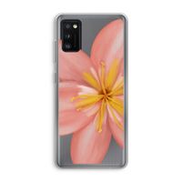 Pink Ellila Flower: Samsung Galaxy A41 Transparant Hoesje