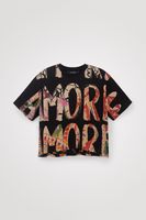 T-shirt „Amore” 100% katoen - BLACK - L