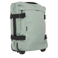 New Rebels Gassaway Trolley 35L Stevige Lichtgewicht reiskoffer met Dubbele Wielen Salie Groen