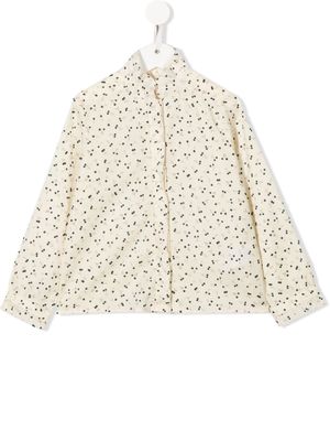 Bonpoint chemise en coton biologique à imprimé cerises - Tons neutres
