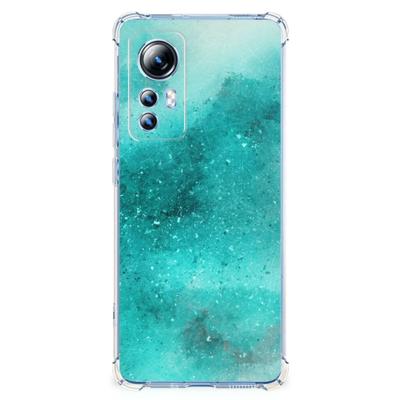 Back Cover Xiaomi 12 Lite Painting Blue Back Cover Xiaomi 12 Lite Painting Blue