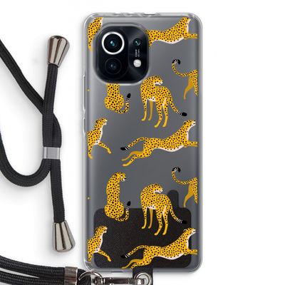 Luipaard: Xiaomi Mi 11 Transparant Hoesje met koord