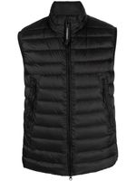 C.P. Company gilet matelassé à fermeture zippée - Noir