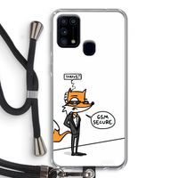 GSM secure: Samsung Galaxy M31 Transparant Hoesje met koord