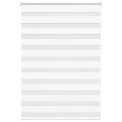 Zebra Blind 105x100 cm stofbreedte 100,9 cm polyester wit