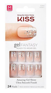 Kiss Gel Fantasy Nails Set Glitter