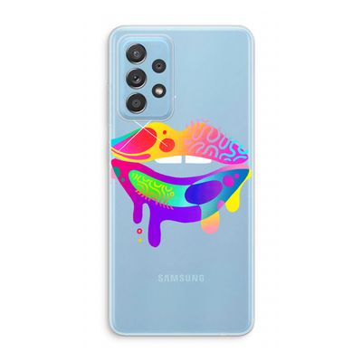 Lip Palette: Samsung Galaxy A73 Transparant Hoesje