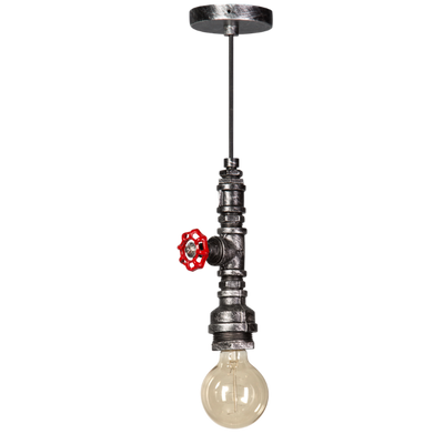 Fire Hose zilver hanglamp