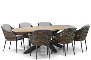 Coco Olivine/Brookline 240 cm dining tuinset 7-delig