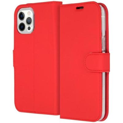 Accezz Wallet Softcase Bookcase iPhone 12 Pro Max Telefoonhoesje Rood