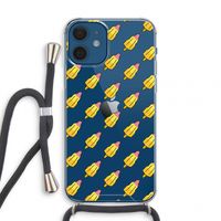 Waterijsjes: iPhone 12 mini Transparant Hoesje met koord
