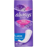 Always Dailies inlegkruisjes extra protect large