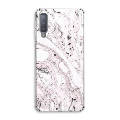Mengelmoes: Samsung Galaxy A7 (2018) Transparant Hoesje
