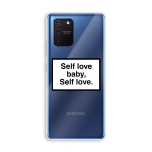 Self love: Samsung Galaxy Note 10 Lite Transparant Hoesje