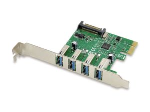 Conceptronic EMRICK U34, 4-Port-USB-3.0 PCI-Express-Karte PCI Express kaart PCIe