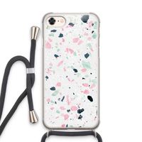 Terrazzo N°3: iPhone 8 Transparant Hoesje met koord